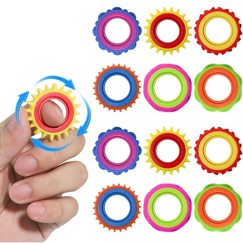 6PCS Rotating Fidget Ring for  - Fidget Spinner Bearing incelemesi ve fiyatı