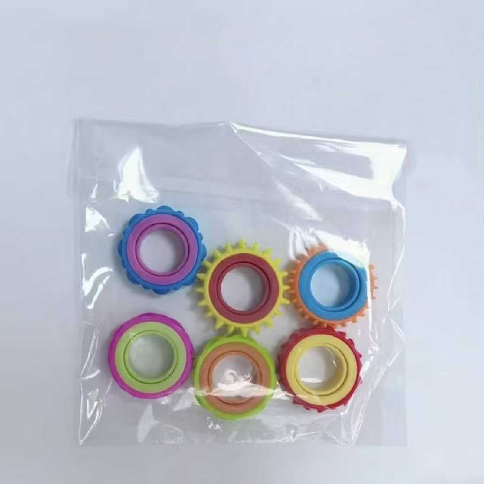 6PCS Rotating Fidget Ring for  - Fidget Spinner Bearing incelemesi ve fiyatı