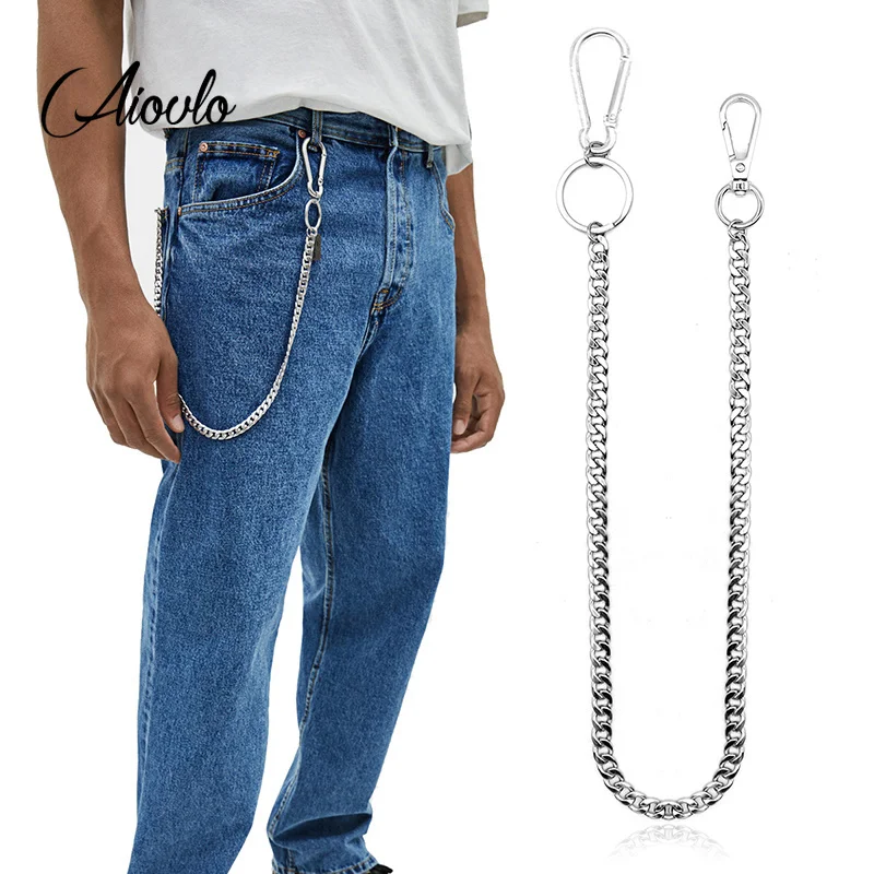 45cm Stainless Steel Punk Hip- - Wallet Slim Titanium incelemesi ve fiyatı