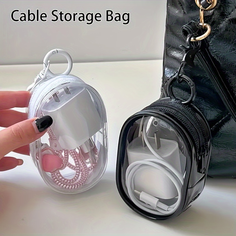 Portable Mini Transparent Stor - Cable Winder Keychain incelemesi ve fiyatı