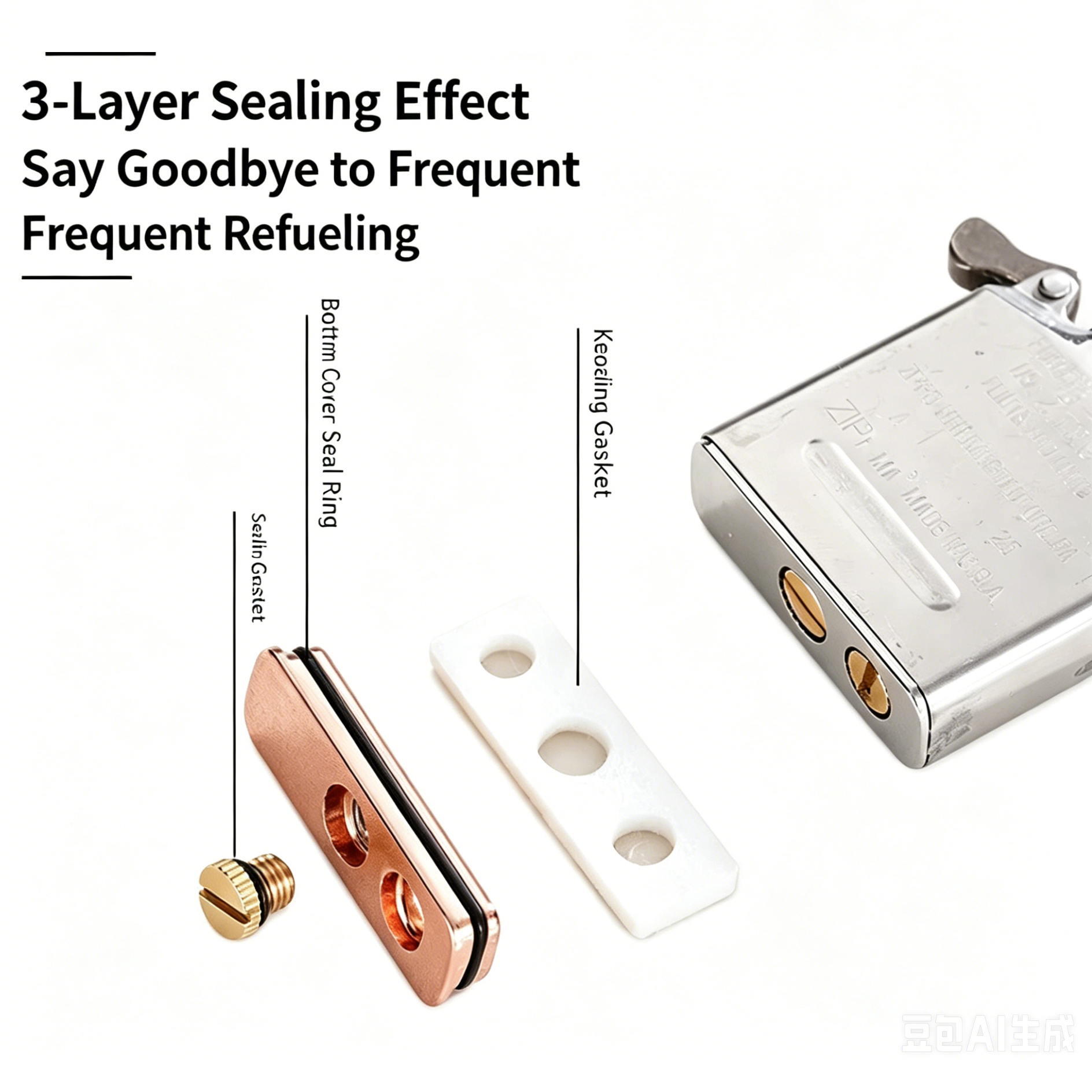 2nd Gen Upgraded Insert Gasket - Lighter Insert Zippo incelemesi ve fiyatı