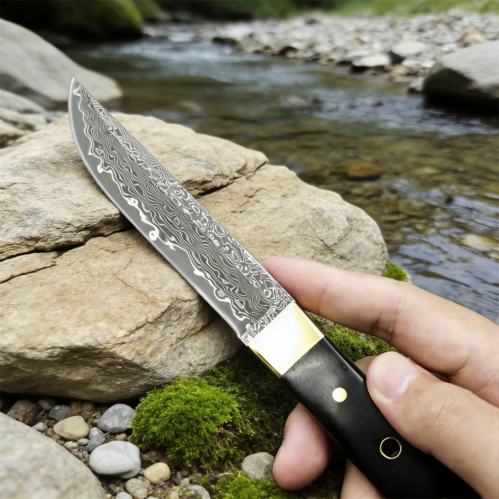 High Hardness Damascus Blade E - Edc Pocket Carry Fixed Blade incelemesi ve fiyatı