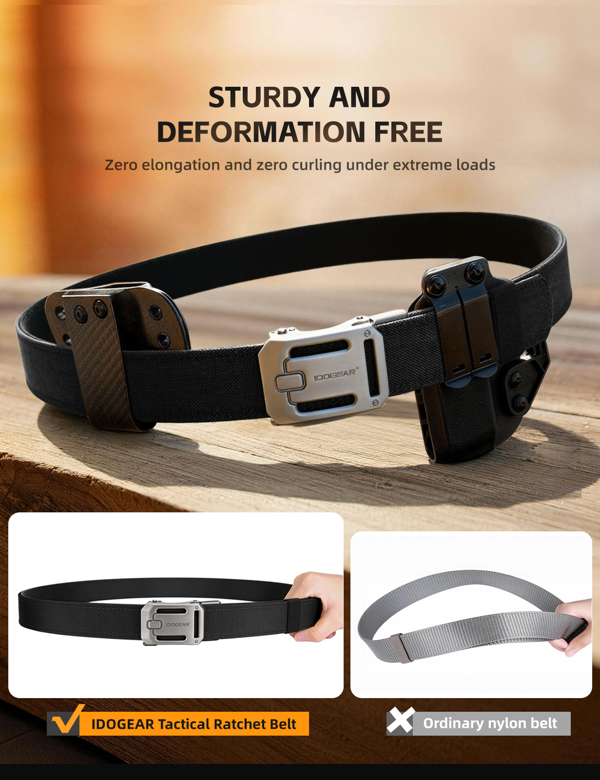 IDOGEAR SPORTS Tactical Ratche - Edc Carry Belt incelemesi ve fiyatı
