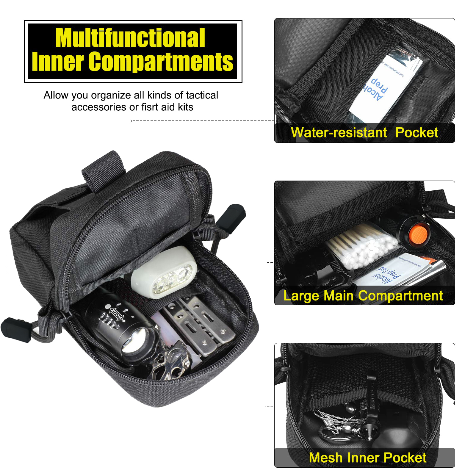 Tactical Molle Pouch Waist Bag - Edc Everyday Carry incelemesi ve fiyatı