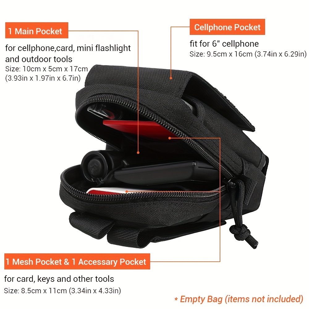 waist bag EDC tool bag vest ba - Edc Concealed Carry Belt incelemesi ve fiyatı