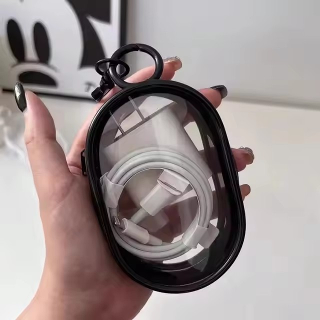 Portable Mini Clear Zipper Sto - Cable Winder Keychain incelemesi ve fiyatı