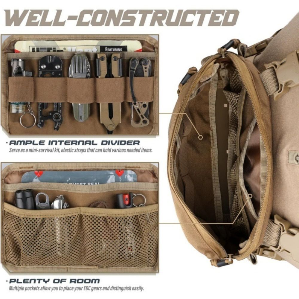 Fashion 1000D Nylon Men Chest  - Edc Carry Items incelemesi ve fiyatı