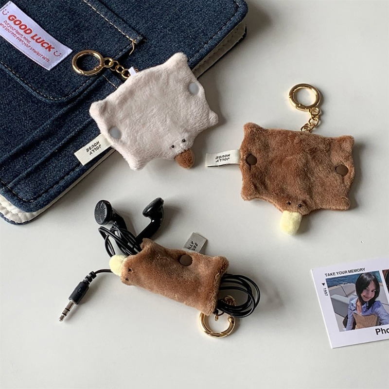 Plush Platypus Earphone Cord W - Cable Winder Keychain incelemesi ve fiyatı