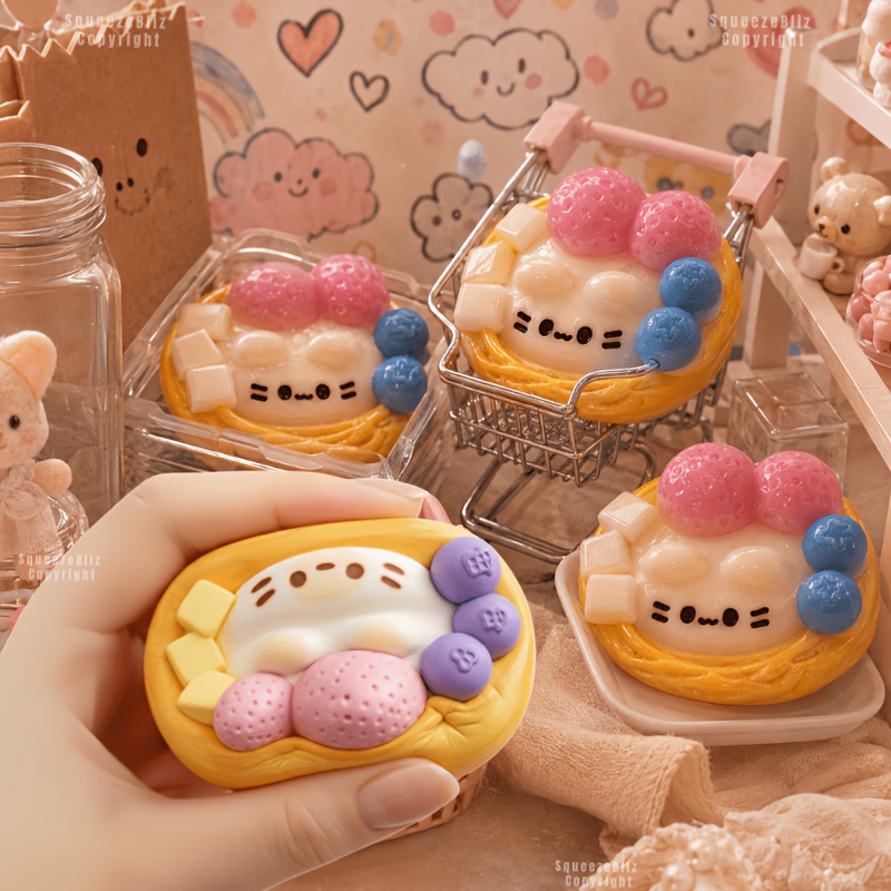 Cute Strawberry Egg Tart Squis - Edc Carry Backpack incelemesi ve fiyatı