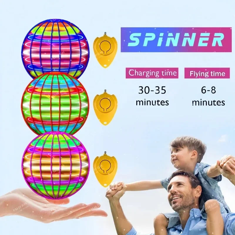 LED Light Up Flying Orb Boomer - Fidget Spinner Bearing incelemesi ve fiyatı