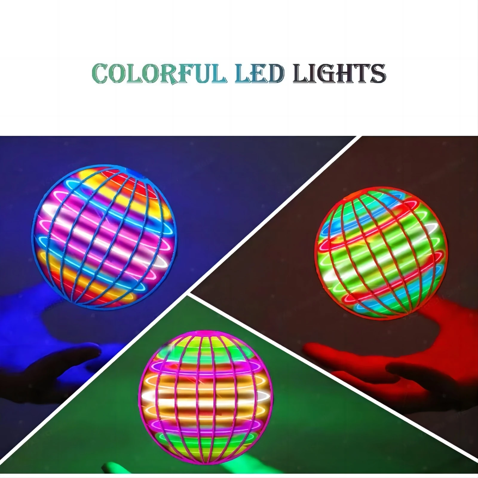LED Light Up Flying Orb Boomer - Fidget Spinner Bearing incelemesi ve fiyatı