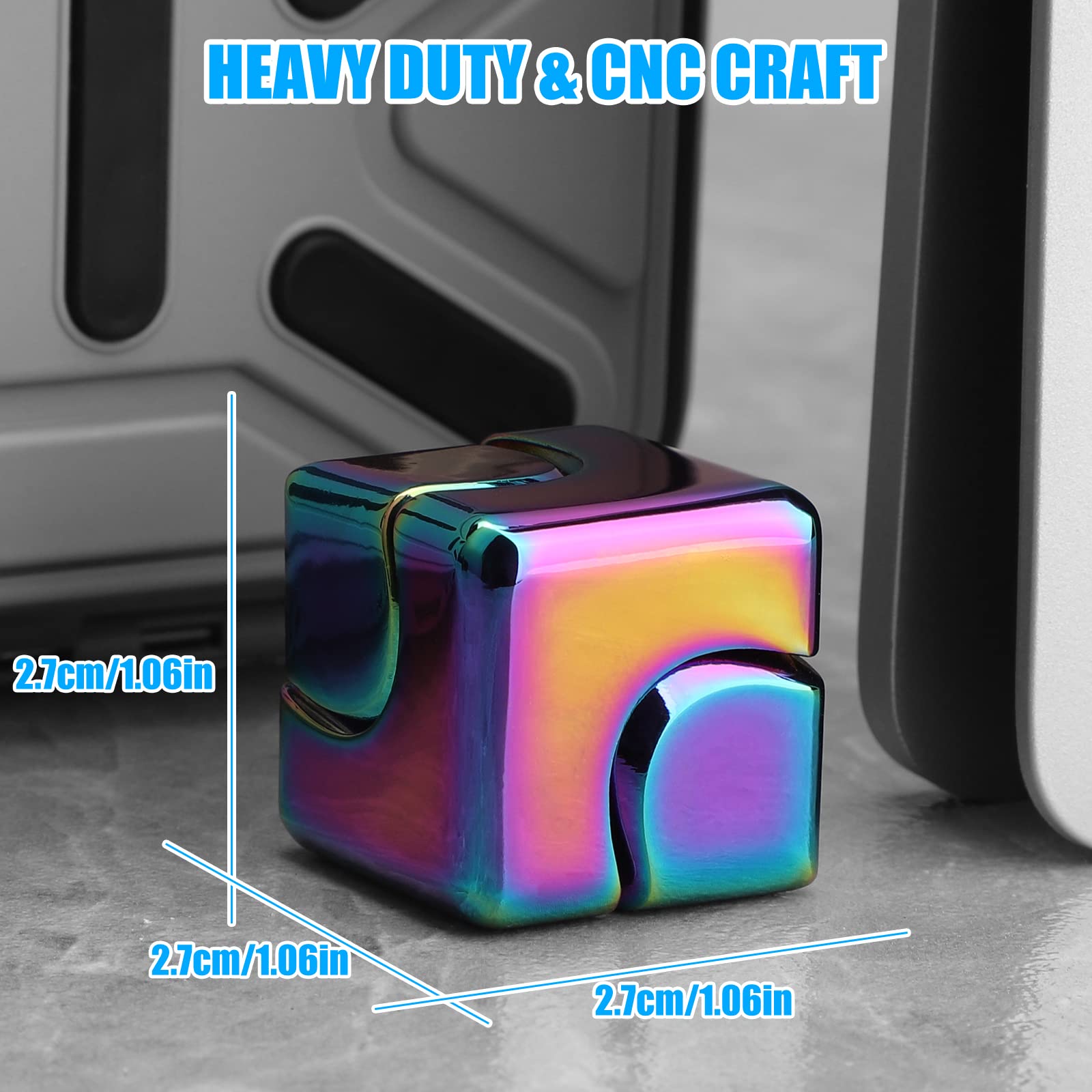Metal Cube Rotating Fingertip  - Fidget Spinner Bearing incelemesi ve fiyatı