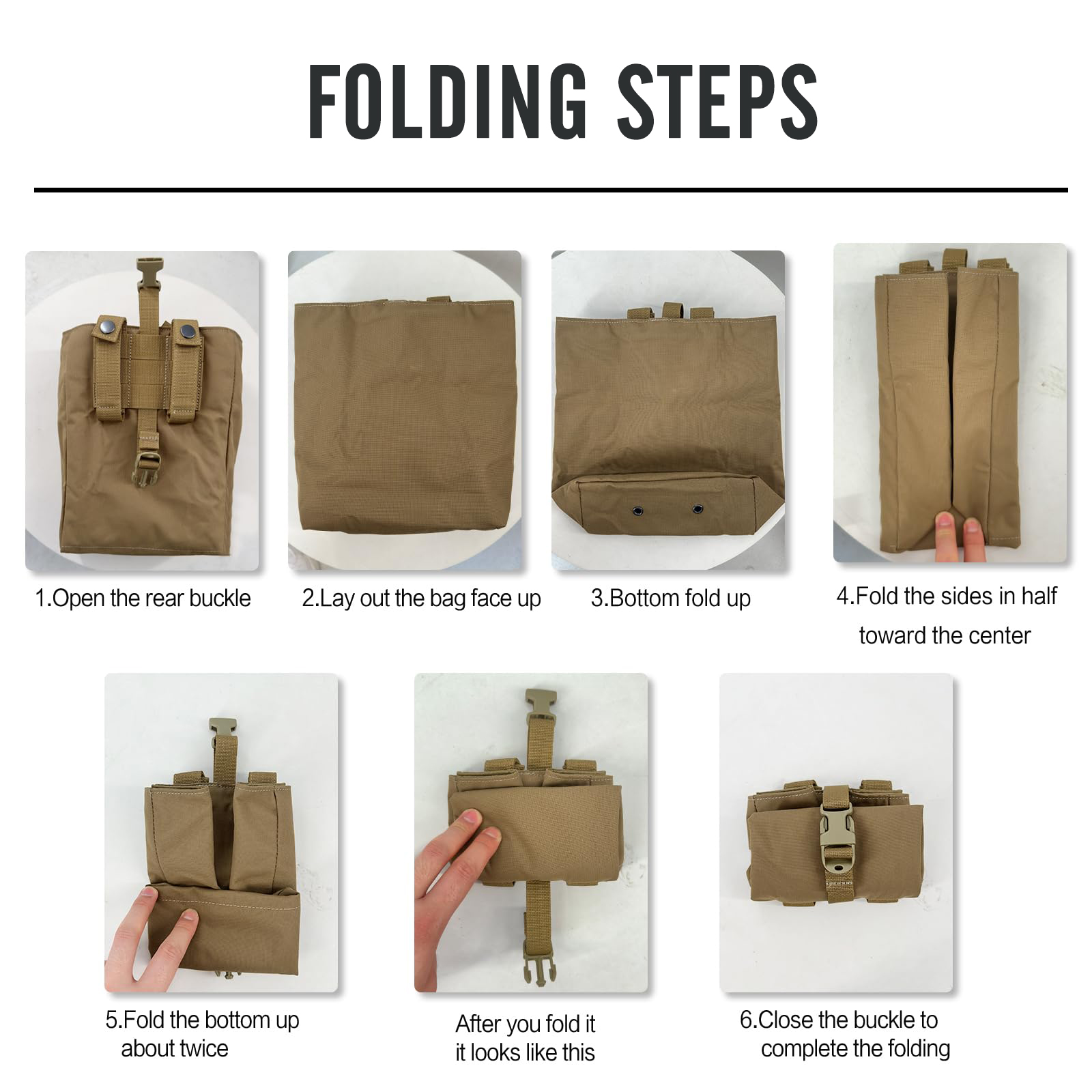 New Molle Folding Dump Drop Ma - Edc Carry Holster incelemesi ve fiyatı