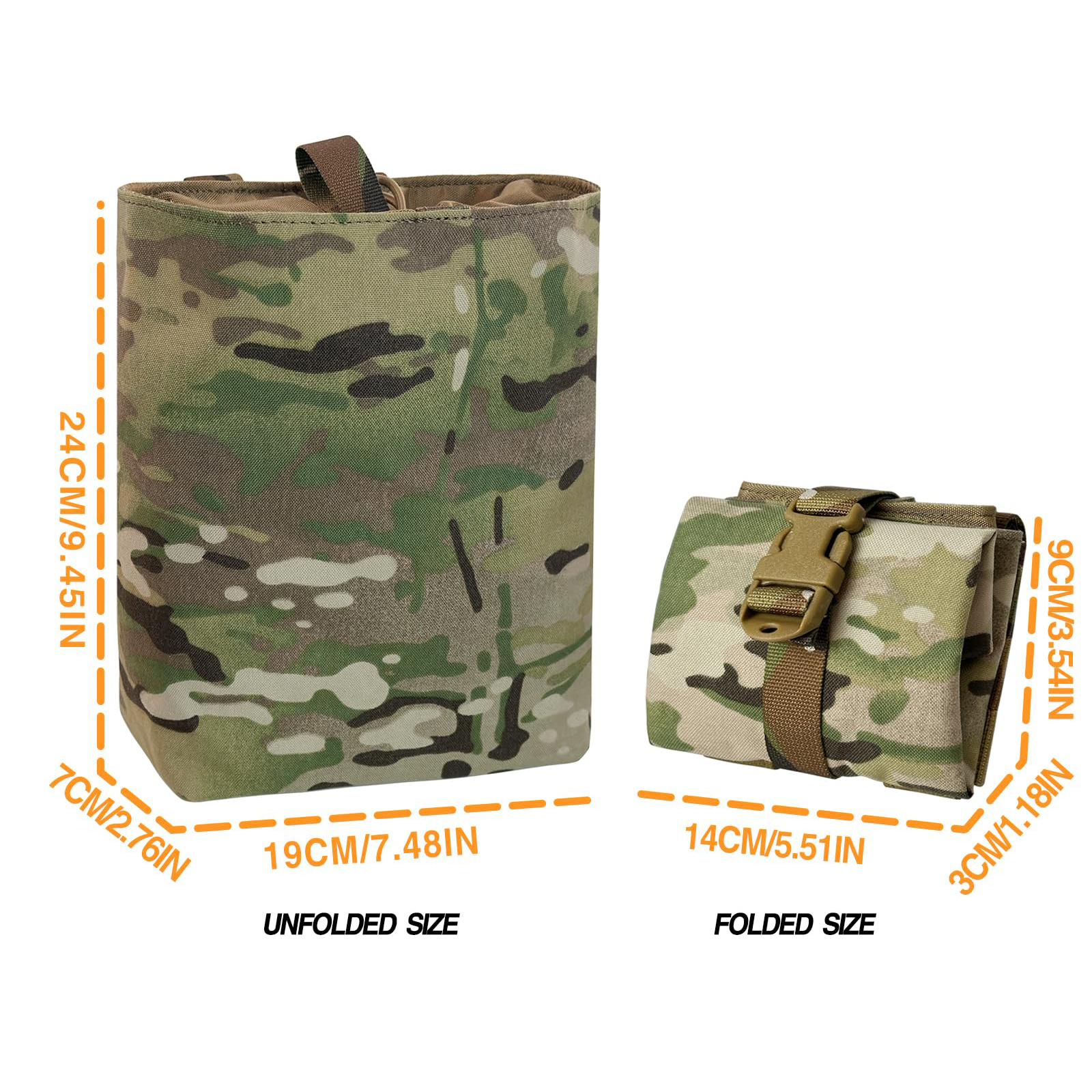 New Molle Folding Dump Drop Ma - Edc Carry Holster incelemesi ve fiyatı