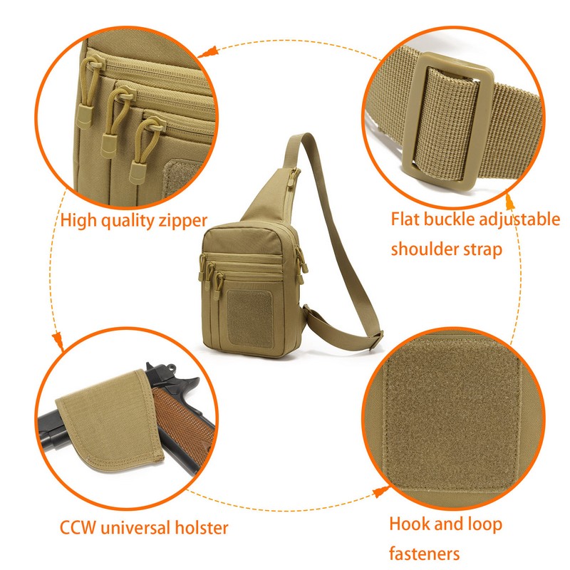 EDC 1000D Tactical Chest Bag P - Edc Concealed Carry Holster incelemesi ve fiyatı