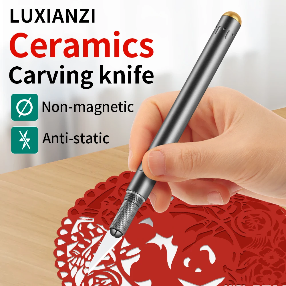LUXIANZI Ceramics Blade Carvin - Pocket Knife Ceramic incelemesi ve fiyatı