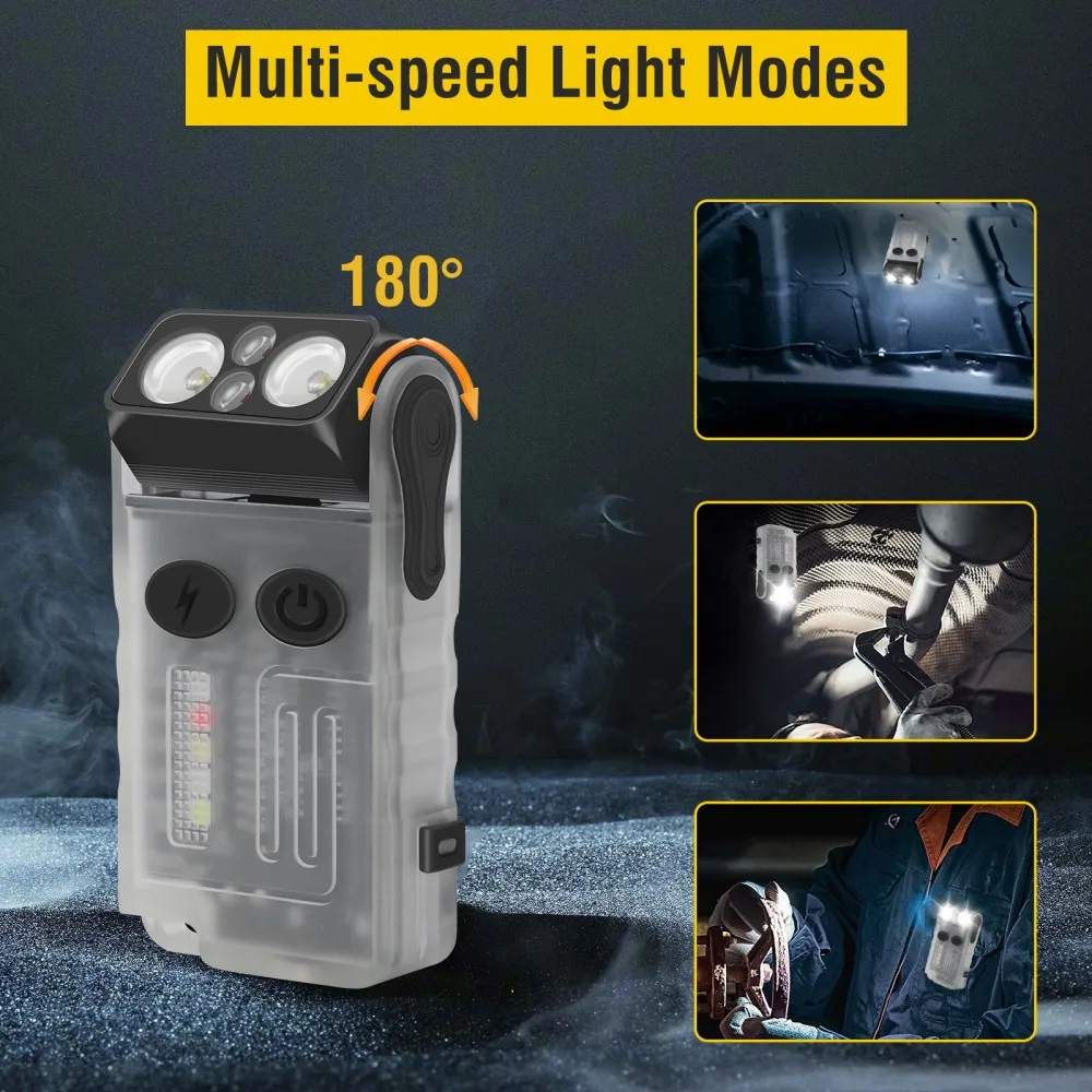 BORUiT V20 Buzzer EDC LED Keyc - Keychain Flashlight incelemesi ve fiyatı