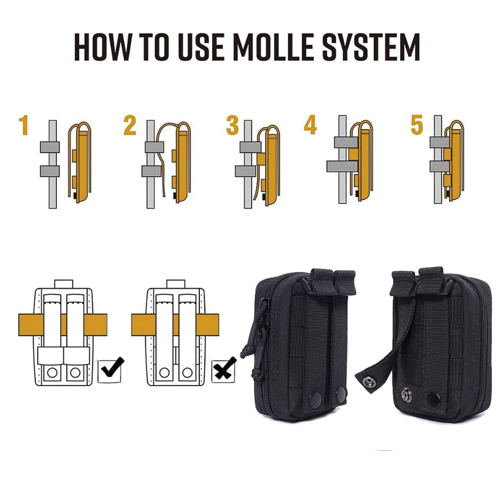 Tactical Mini Belt Pouches, Mu - Edc Concealed Carry Belt incelemesi ve fiyatı