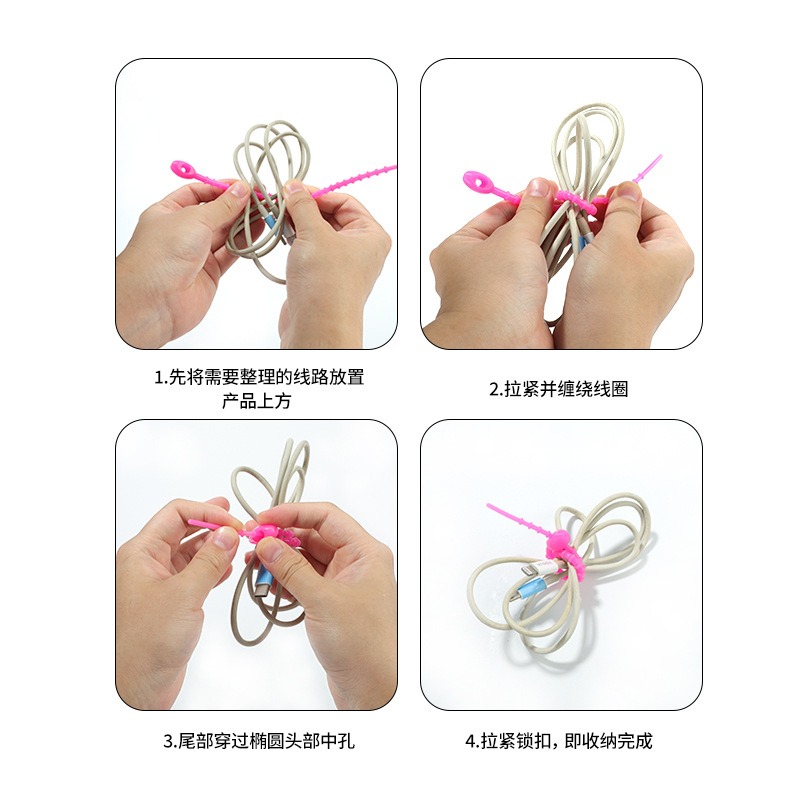 random color5pcs Multifunction - Cable Winder Keychain incelemesi ve fiyatı