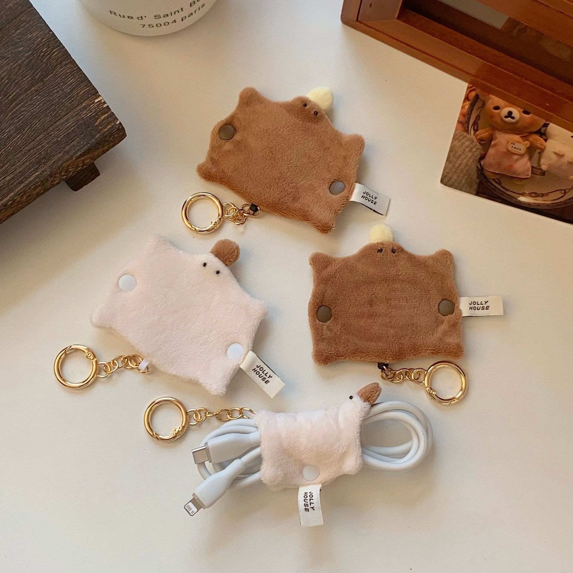 Kawaii Platypus Plush Cable Or - Cable Winder Keychain incelemesi ve fiyatı