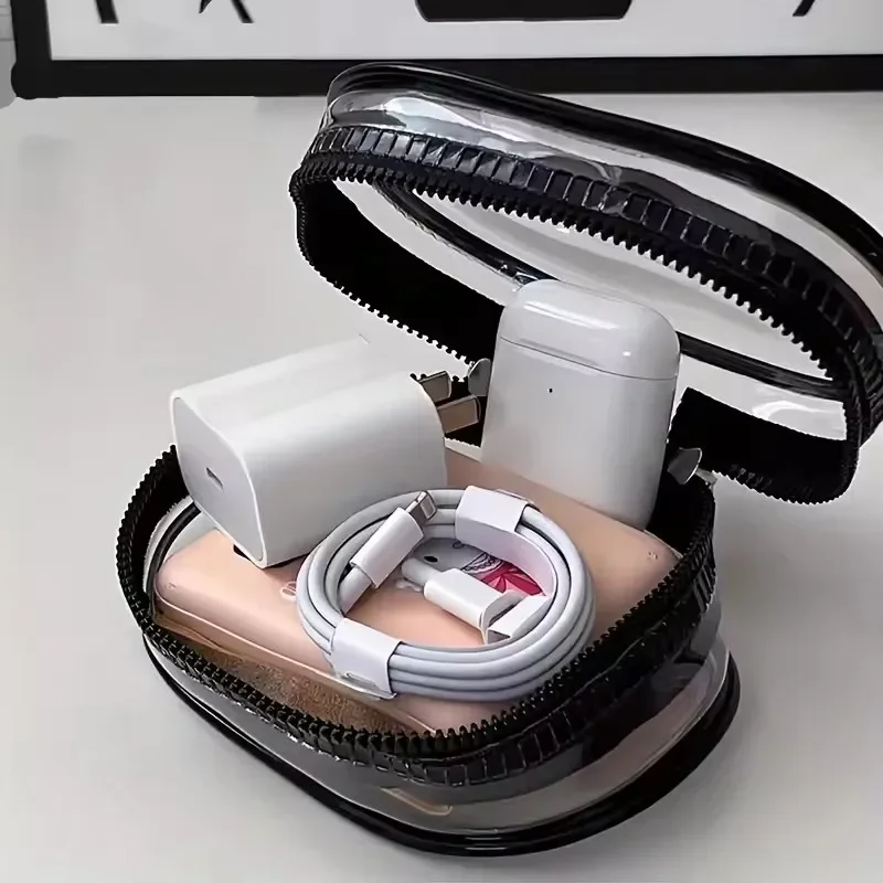 Portable Mini Clear Zipper Sto - Cable Winder Keychain incelemesi ve fiyatı