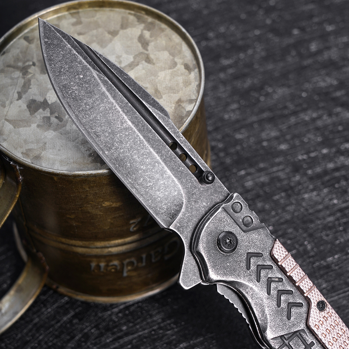Premium Stonewashed Stainless  - Edc Day Carry incelemesi ve fiyatı