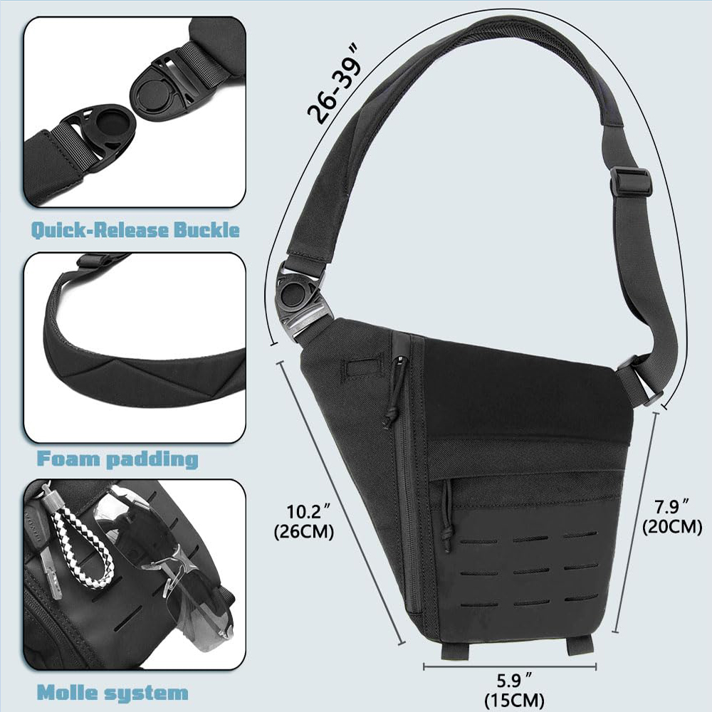 Tactical Bag Concealed Gun Bag - Edc Carry Backpack incelemesi ve fiyatı