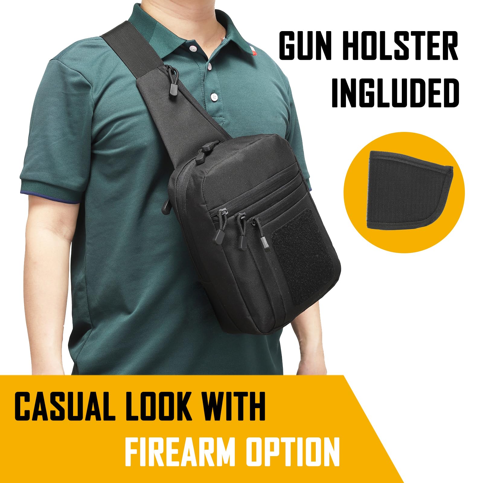 Concealed Carry Crossbody Bag  - Edc Everyday Carry incelemesi ve fiyatı