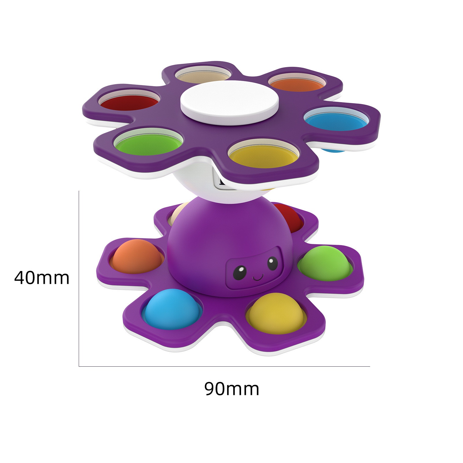 1PCS New Anti Stress Push Bubb - Fidget Spinner Bearing incelemesi ve fiyatı